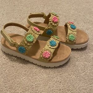 Cat & Jack girls Sandals size 11